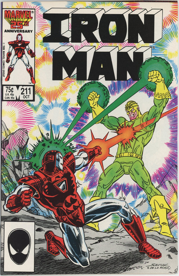 Iron Man #211 (1968) - 8.0 VF *Seeing the Light*