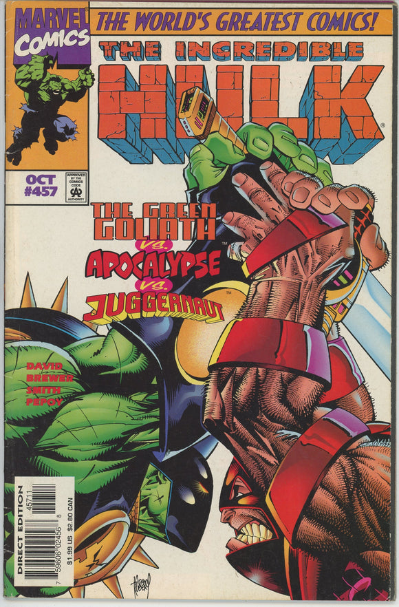 Incredible Hulk #457 (1962) - 5.0 VG/FN *Hulk Vs Juggernaut*