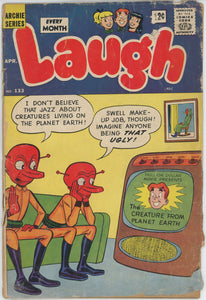 Laugh #133 (1946) - 1.0 FR *Sci Fi Alien Cover* Archie