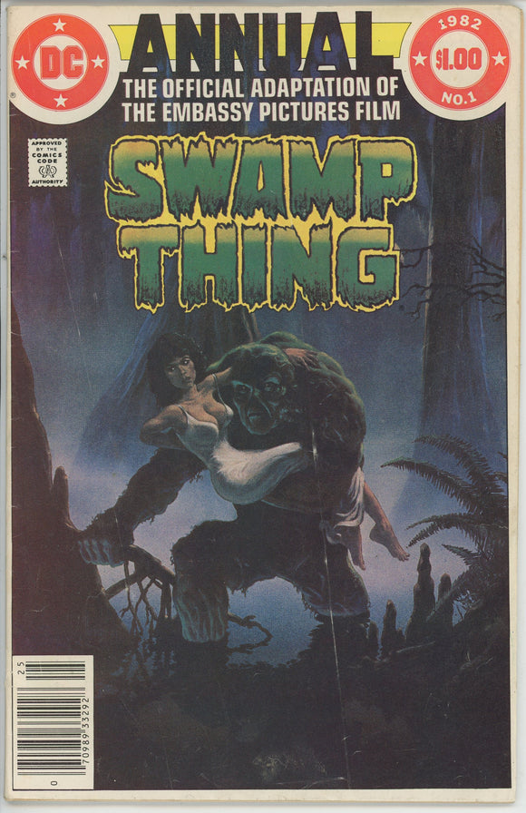 Swamp Thing Annual #1 (1982) - 4.0 VG *Official Movie Adaptation*