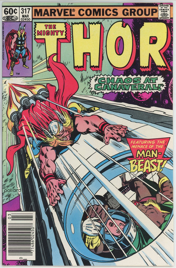 Thor #317 (1962) - 6.5 FN+ *Chaos At Canaveral* Newsstand