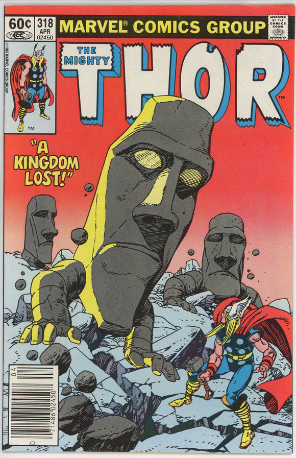 Thor #318 (1962) - 6.5 FN+ *A Kingdom Lost* Newsstand