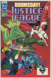 Justice League America #69 (1987) - 7.0 FN/VF *3rd Print 2nd Full Doomsday*