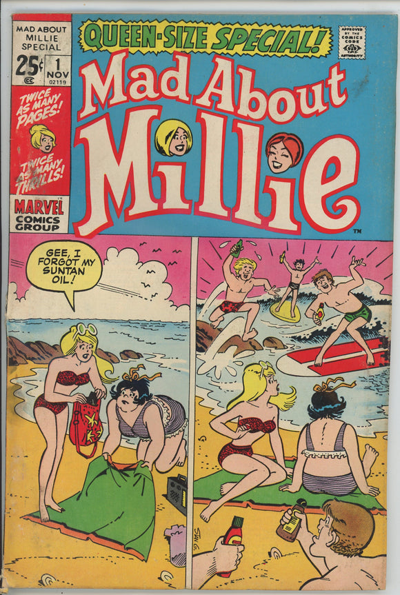 Mad About Millie Annual #1 (1969) - 1.0 FR *Rock it to Me Baby*