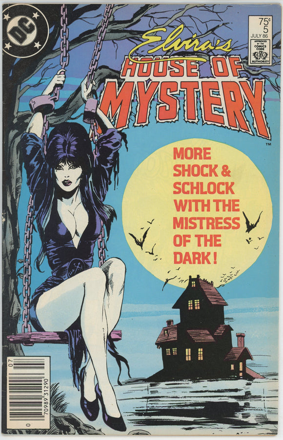 Elvira's House of Mystery #5 (1986) - 6.5 FN+ *Mistress of the Dark* Newsstand