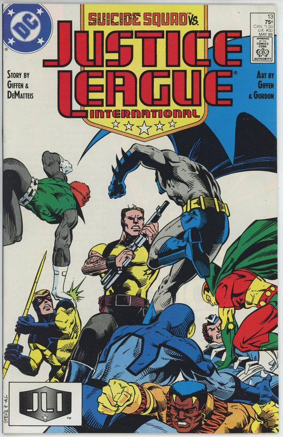 Justice League America #13 (1987) - 9.2 NM- *Collision Course*