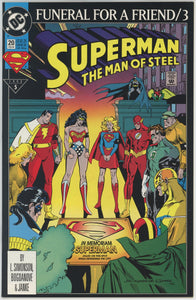 Superman The Man of Steel #20 (1991) - 9.4 NM *Funeral for a Friend*