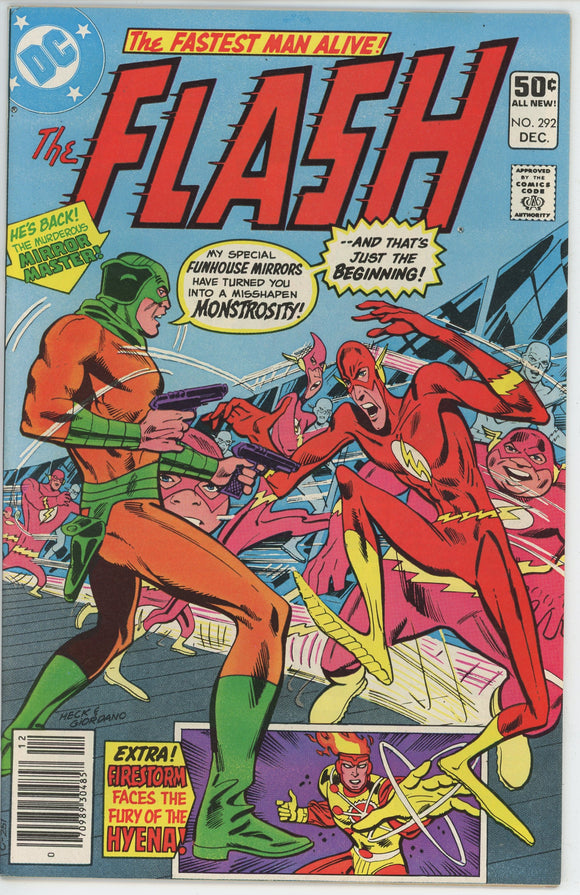 Flash #292 (1959) - 9.0 VF/NM *Mirror, Mirror, Off The Wall*