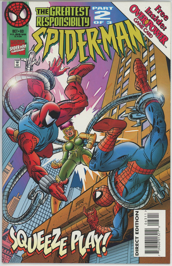 Spider-Man #63 (1990) - 9.0 VF/NM *The Greatest Responsibility*