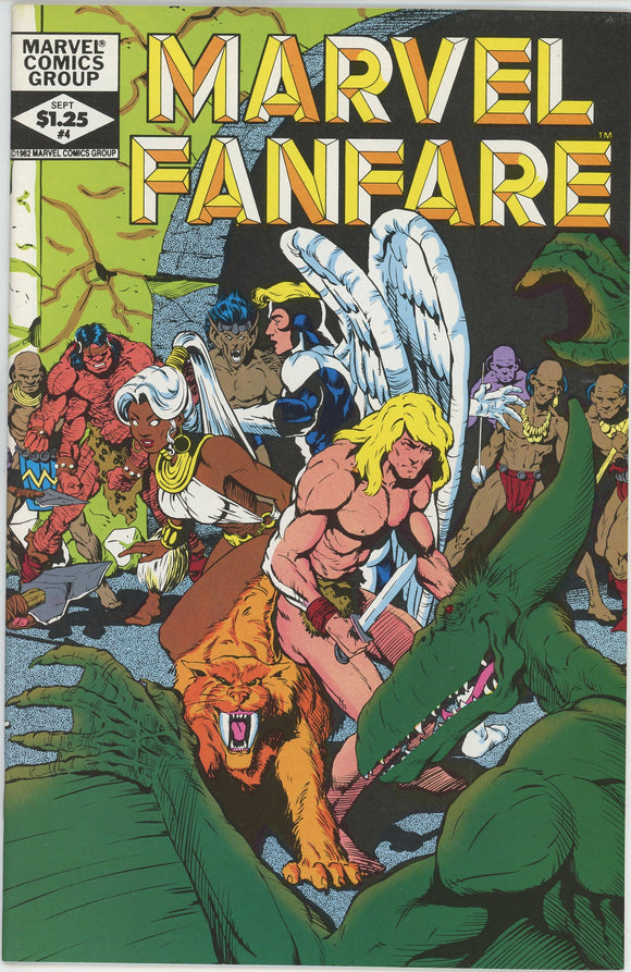 Marvel Fanfare #4 (1982) - 9.4 NM *Lost Souls* Paul Smith Cover