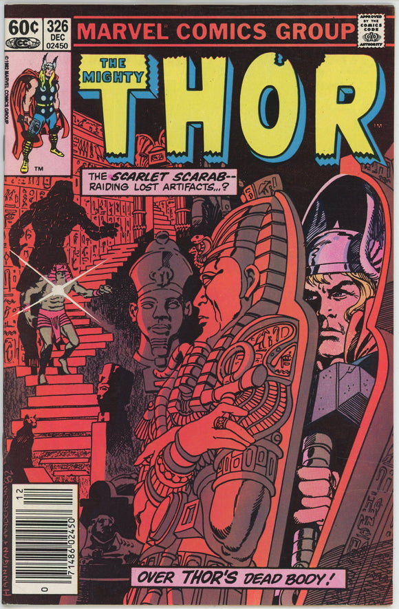 Thor #326 (1962) - 8.0 VF *1st App Scarlet Scarab* Newsstand