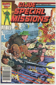 G.I. Joe Special Missions #2 (1986) - 8.5 VF+ *Words of Honor* Newsstand