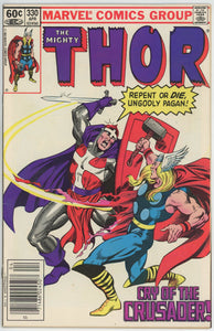 Thor #330 (1962) - 6.0 FN *The Coming of the Crusader* Newsstand