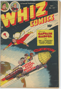 Whiz Comics #147 (1940) - 4.0 VG *The Curse of the Nomads*