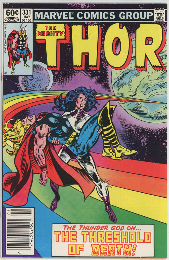 Thor #331 (1962) - 6.5 FN+ *Holy War* Newsstand