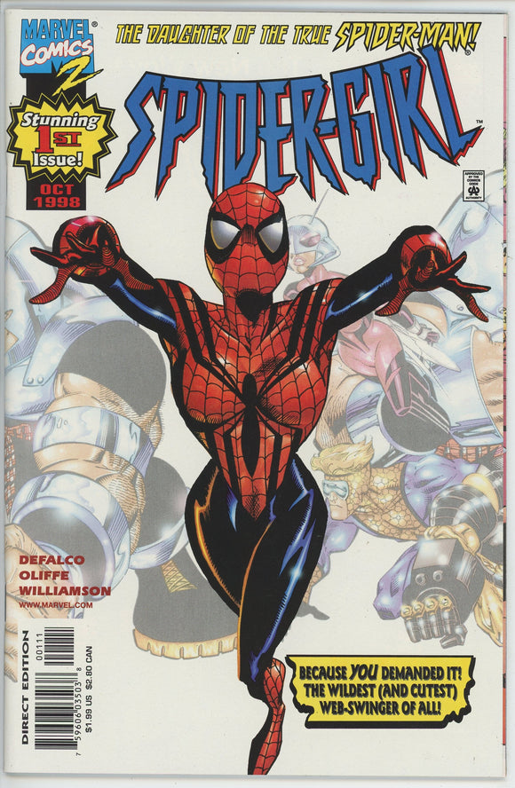 Spider Girl #1 (1998) - 9.4 NM *Choices/Nice Pat Olliffe Cover*