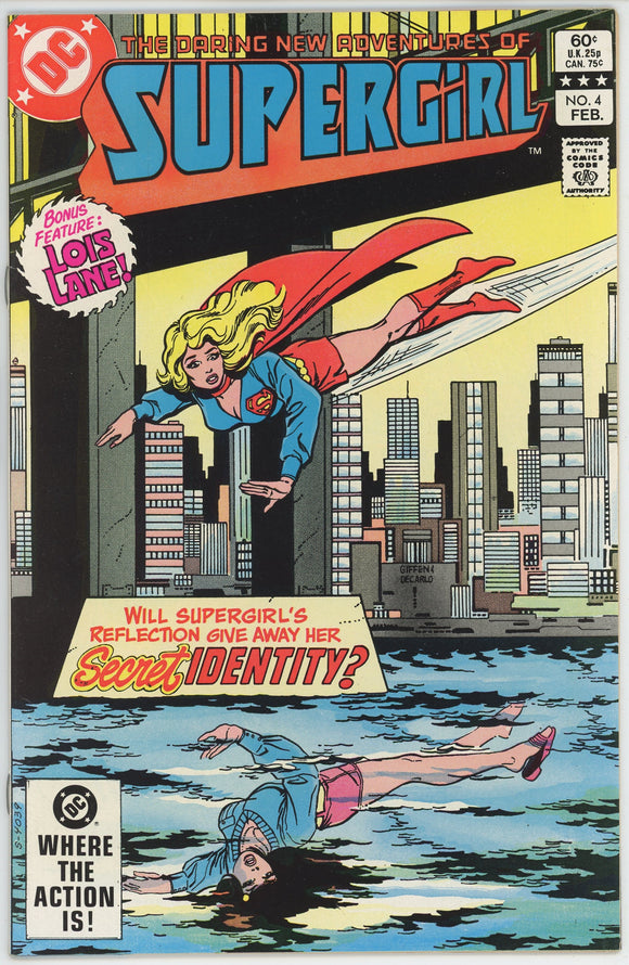 Supergirl #4 (1982) - 7.5 VF- *Hail, Hail, the Gang's All Here*