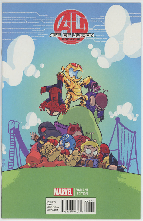 Age of Ultron #1 (2013) - 9.4 NM *Skottie Young Variant Cover*