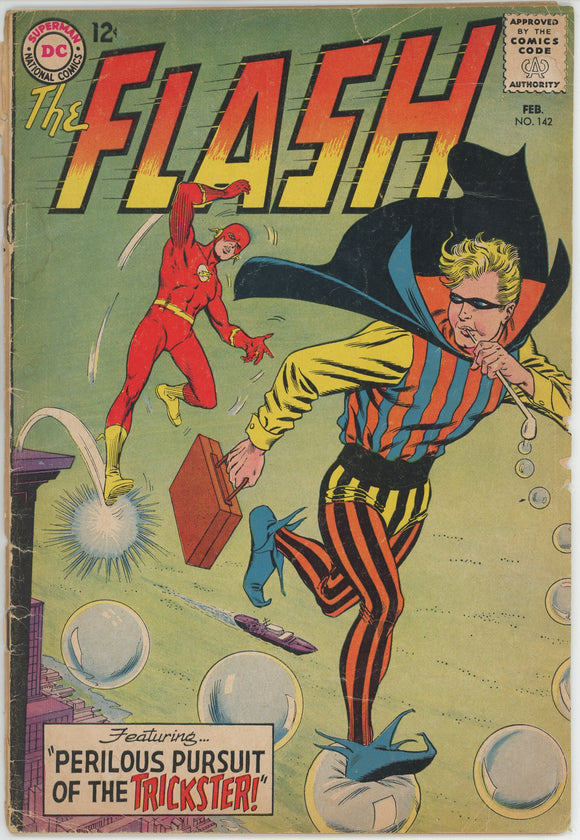 Flash #142 (1959) - 1.5 FR/GD *Perilous Pursuit of the Trickster*