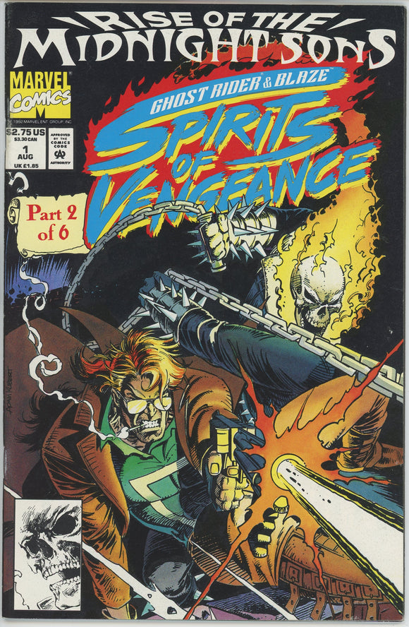 Ghost Rider Blaze: Spirits of Vengeance #1 (1992) - 8.0 VF *Rise of the Midnight Sons*