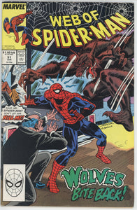 Web of Spider Man #51 (1985) - 7.5 VF- *The Crimelord of New York*