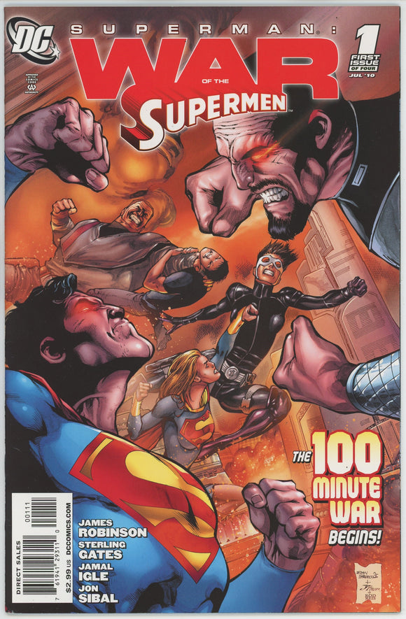 War of the Supermen #1-4 (2010) Full Set Lot of 4 *1 2 3 4*