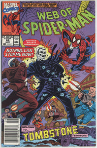 Web of Spider Man #68 (1985) - 7.0 FN/VF *Tombstone Territory*