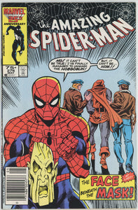 Amazing Spider Man #276 (1963) - 7.5 VF- *Hobgoblin Unmasked Newsstand