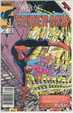 Web of Spider Man #6 (1985) - 8.0 VF *Gold Rush* Newsstand