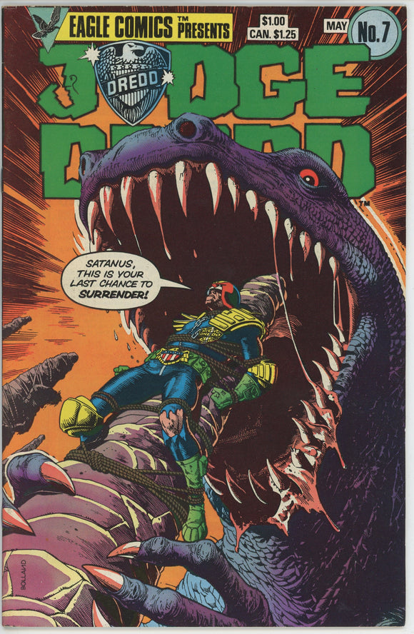 Judge Dredd #7 (1983 Eagle) - 8.0 VF *The Cursed Earth*