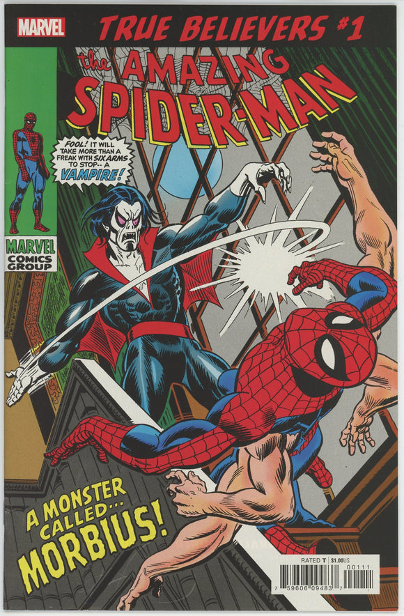 Amazing Spiderman #101 - 8.0 VF *1st Morbius True Believers Reprint*