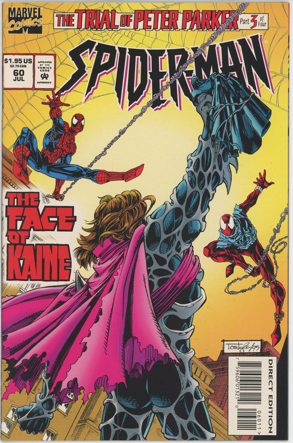 Spider-Man #60 (1990) - 9.4 NM *The Truth is Out There*