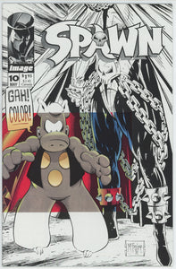 Spawn #10 (1992) - 9.0 VF/NM *Crossing Over/Cerebus*