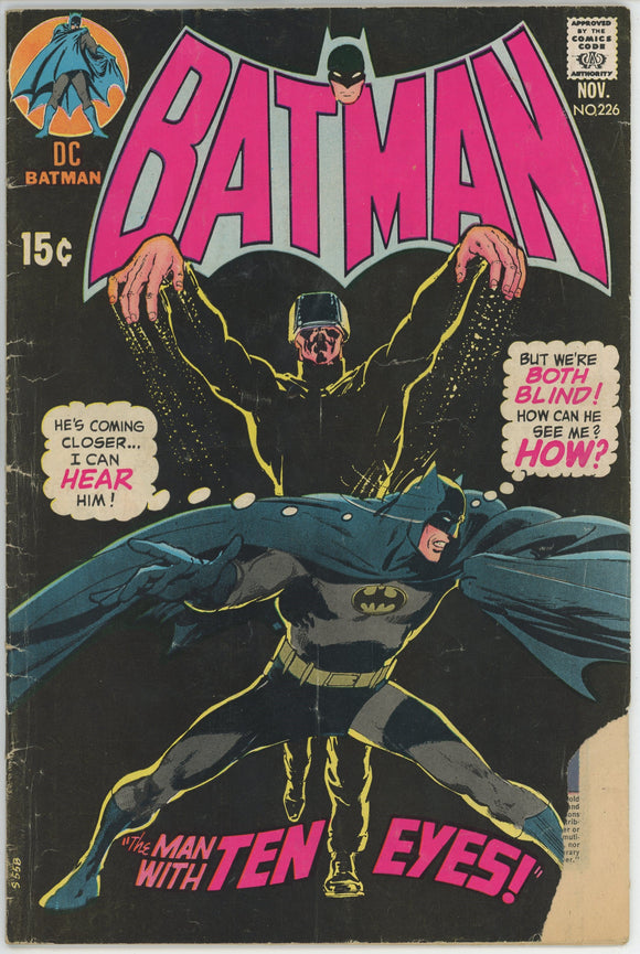 Batman #226 (1940) - 2.0 GD *1st Appearance Ten Eyes*