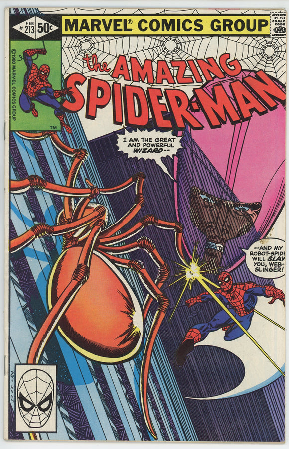 Amazing Spider Man #213 (1963) - 7.5 VF- *Sub Mariner/Wizard