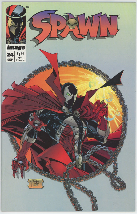 Spawn #24 (1992) - 9.0 VF/NM *The Hunt Part 4*