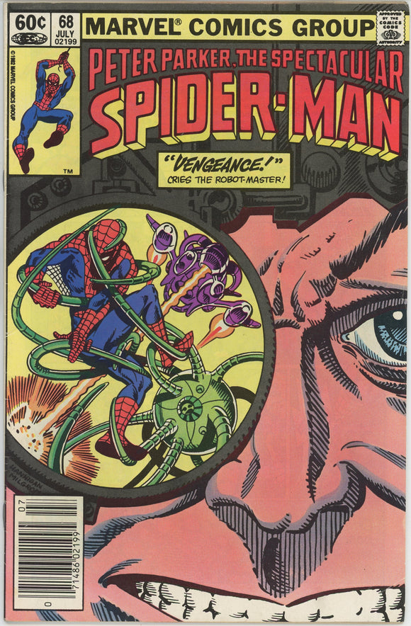 Spectacular Spider-Man #68 (1976) - 6.5 FN+ *Professor Stromm*