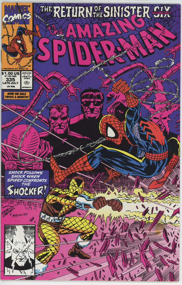 Amazing Spider Man #335 (1963) - 9.0 VF/NM *Return of the Sinister Six*