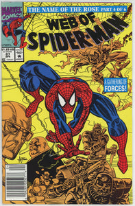 Web of Spider Man #87 (1985) - 8.0 VF *The Best Defense* Newsstand