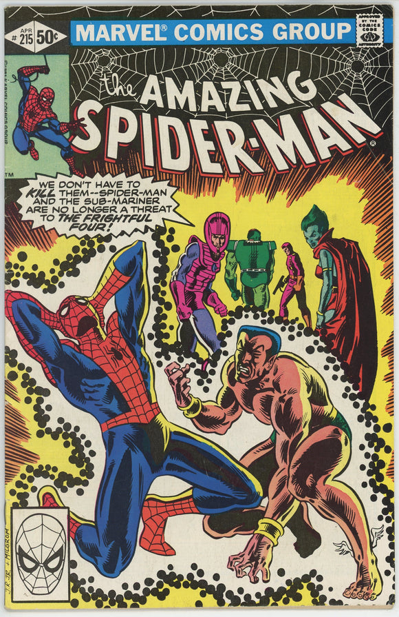 Amazing Spider Man #215 (1963) - 6.0 FN *Sub Mariner/Wizard*