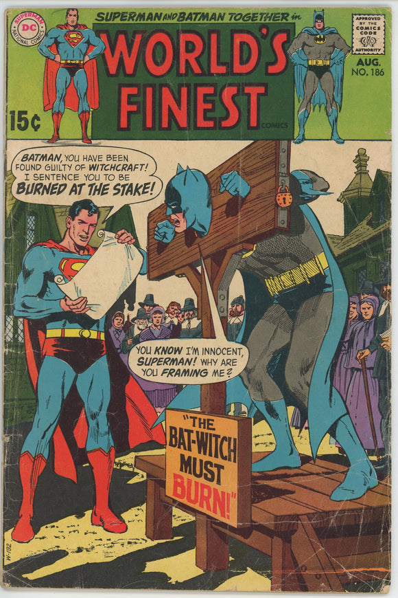 World's Finest #186 (1941) - 2.0 GD *The Bat Witch*