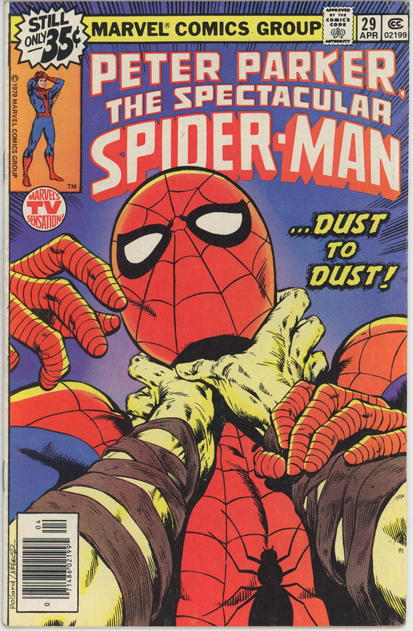 Spectacular Spider-Man #29 (1976) - 6.5 FN+ *Dust to Dust/Great Cover*