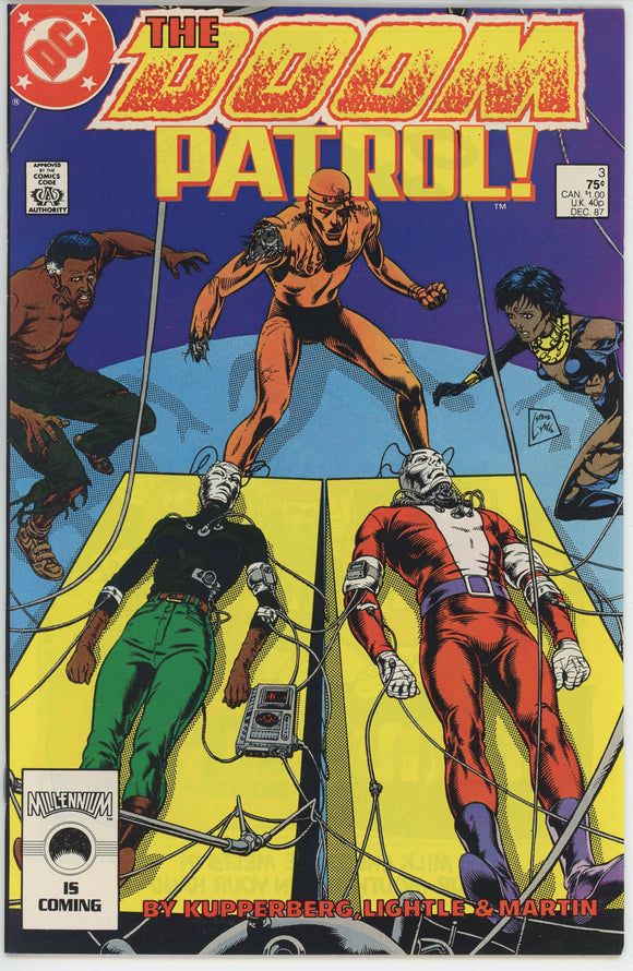 Doom Patrol #3 (1987) - 8.5 VF+ *The Fire of the Gods*