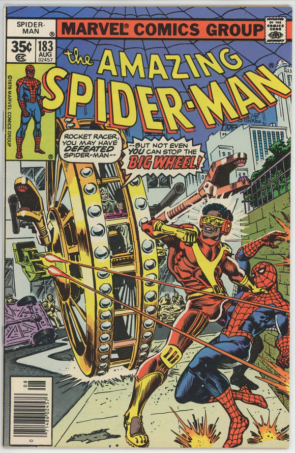 Amazing Spider Man #183 (1963) - 5.0 VG/FN *Rocket Racer/Big Wheel*