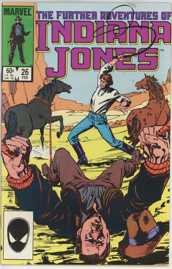 Further Adventures of Indiana Jones #26 (1983) - 7.5 VF- Trail of the Golden Guns