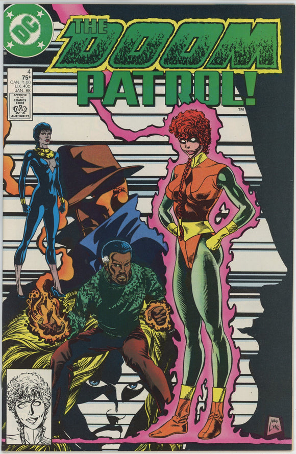 Doom Patrol #4 (1987) - 9.0 VF/NM *Trouble in Kansas City*