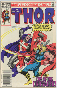 Thor #330 (1962) - 6.0 FN *The Coming of the Crusader* Mark Jeweler