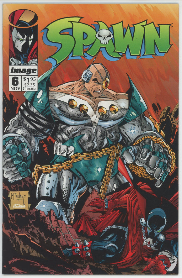 Spawn #6 (1992) - 8.0 VF *1st Appearance Overkill*