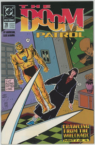 Doom Patrol #20 (1987) - 8.0 VF *'Crawling From the Wreckage/Crazy Jane*