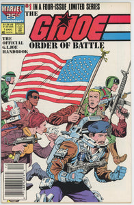 G.I. Joe Order of Battle #1 (1986) - 8.0 VF *Character Profiles* Newsstand